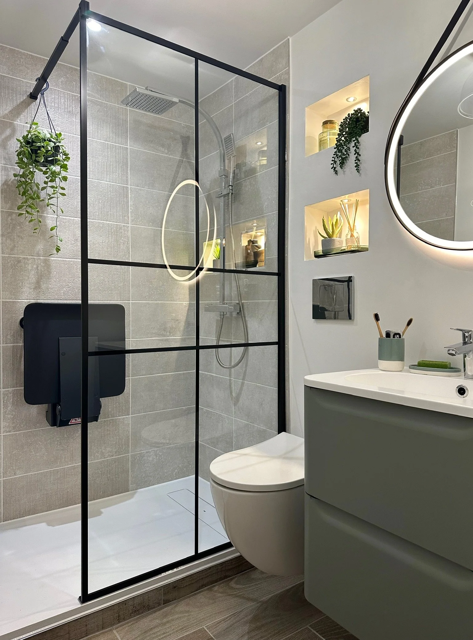 Modern Industrial Bathroom - Randallstown, MD